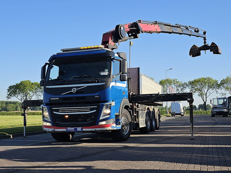 Volvo FM 460 8X2 HMF 3220 K5 - Dropside/ Flatbed truck, Crane truck: picture 1 Volvo FM 460 8X2 HMF 3220 K5 - Dropside/ Flatbed truck, Crane truck: picture 1