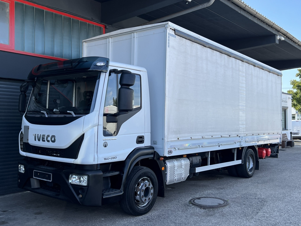 Iveco EuroCargo ML160E28 Klima 7,1m P+P LBW 199.429km - Curtainsider truck: picture 1 Iveco EuroCargo ML160E28 Klima 7,1m P+P LBW 199.429km - Curtainsider truck: picture 1