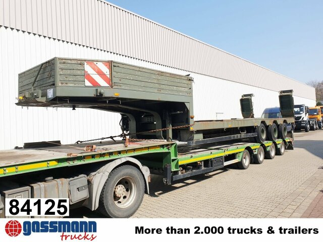BLUMHARDT P 528/803-01, 3-Achs Satteltieflader, - Low loader semi-trailer: picture 1 BLUMHARDT P 528/803-01, 3-Achs Satteltieflader, - Low loader semi-trailer: picture 1
