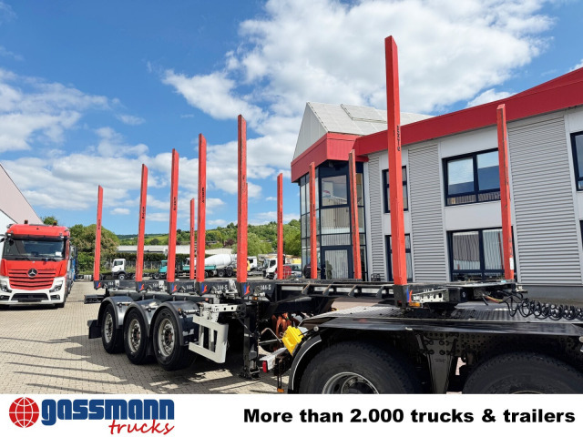 Timber semi-trailer Doll LOGO H3L-14XL, Liftachse, Nachlauflenkachse,: picture 12