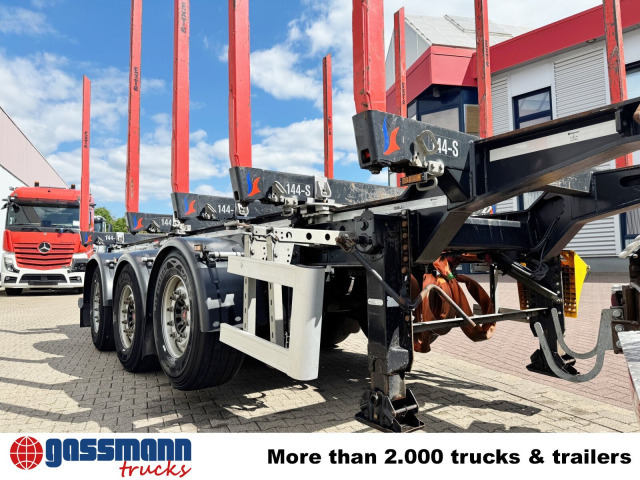 Timber semi-trailer Doll LOGO H3L-14XL, Liftachse, Nachlauflenkachse,: picture 13