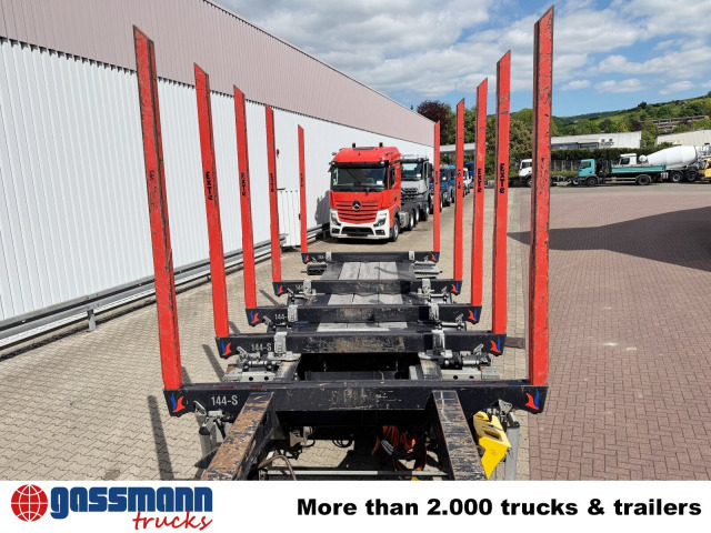 Timber semi-trailer Doll LOGO H3L-14XL, Liftachse, Nachlauflenkachse,: picture 14