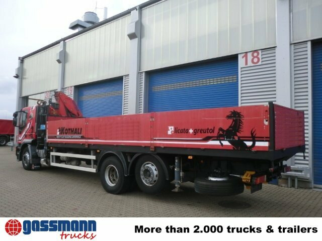Dropside/ Flatbed truck, Crane truck Iveco AT260S31Y/P 6x2 mit Kran Copma 150.3: picture 14