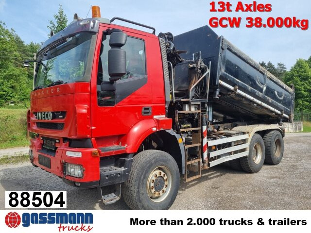 Iveco Trakker AD380T41W 6x6, Bordmatik beidseitig, - Tipper, Crane truck: picture 1 Iveco Trakker AD380T41W 6x6, Bordmatik beidseitig, - Tipper, Crane truck: picture 1