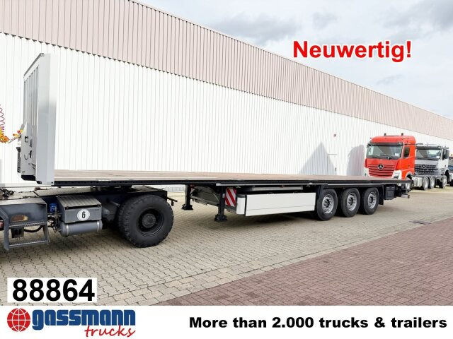 Krone SDP 27, Liftachse, Twist-Locks, 20/2x20/40Fuß, - Dropside/ Flatbed semi-trailer: picture 1 Krone SDP 27, Liftachse, Twist-Locks, 20/2x20/40Fuß, - Dropside/ Flatbed semi-trailer: picture 1