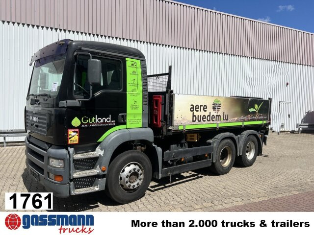 MAN TGA 26.363/410 6x4 BB, 2-S-Alukipper - Tipper, Crane truck: picture 1 MAN TGA 26.363/410 6x4 BB, 2-S-Alukipper - Tipper, Crane truck: picture 1