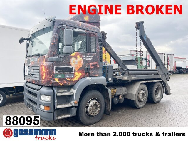 MAN TGA 26.410 6X2/4 BL, Vorlauf Lenk-Liftachse, - Skip loader truck: picture 1 MAN TGA 26.410 6X2/4 BL, Vorlauf Lenk-Liftachse, - Skip loader truck: picture 1