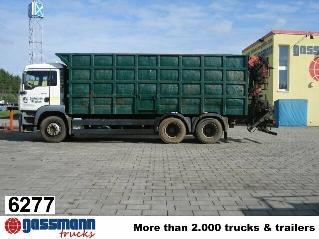 MAN TGA 26.413 BB 6x4 Kran Heckkran Jonsered 1020 - Timber truck, Crane truck: picture 1 MAN TGA 26.413 BB 6x4 Kran Heckkran Jonsered 1020 - Timber truck, Crane truck: picture 1