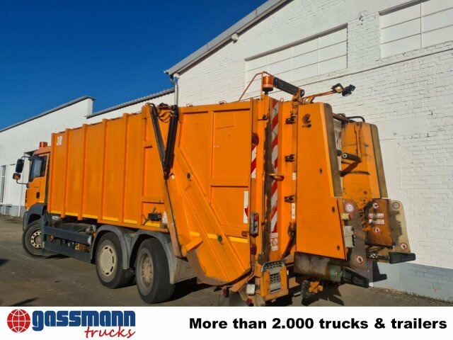 Garbage truck for transportation of garbage MAN TGA 28.320 6X2-4 BL, Lenkachse, Schörling: picture 8