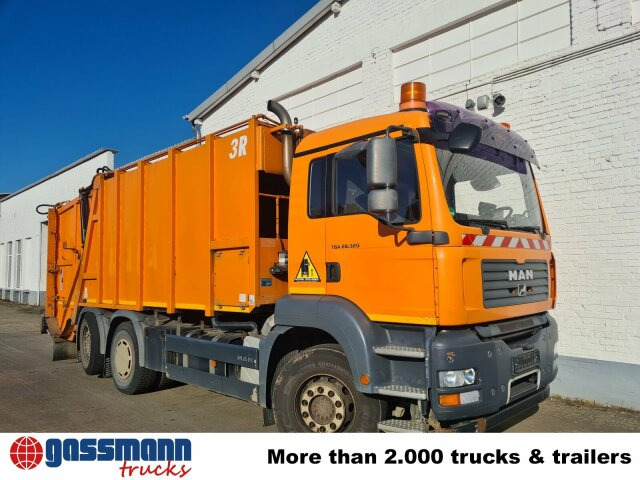 Garbage truck for transportation of garbage MAN TGA 28.320 6X2-4 BL, Lenkachse, Schörling: picture 11