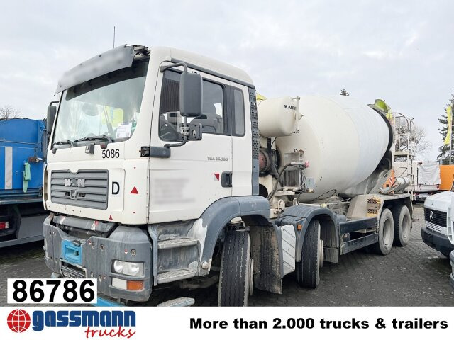 MAN TGA 35.360 8X4 BB, Betonmischer Karrena 10m³ - Concrete mixer truck: picture 1 MAN TGA 35.360 8X4 BB, Betonmischer Karrena 10m³ - Concrete mixer truck: picture 1