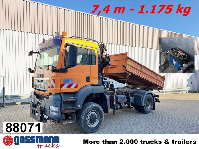 MAN TGS 18.320 4x4 BL, Wechselsystem, - Tipper, Crane truck: picture 1 MAN TGS 18.320 4x4 BL, Wechselsystem, - Tipper, Crane truck: picture 1