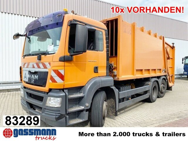 MAN TGS 26.320 6x2-4 BL, Lenkachse, Haller X2, - Garbage truck: picture 1 MAN TGS 26.320 6x2-4 BL, Lenkachse, Haller X2, - Garbage truck: picture 1