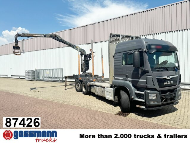 MAN TGS 26.500 6X4H-4 BL, PriTarder, HydroDrive, - Timber truck, Crane truck: picture 1 MAN TGS 26.500 6X4H-4 BL, PriTarder, HydroDrive, - Timber truck, Crane truck: picture 1
