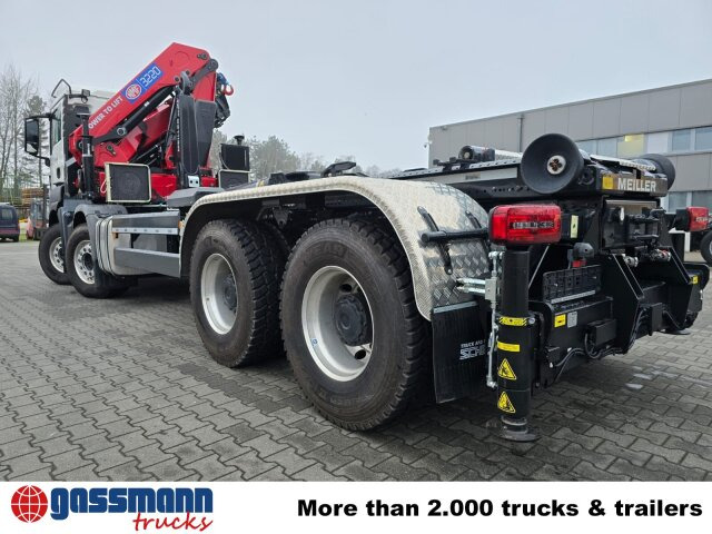 MAN TGS 35.480 8X4 BL, Intarder, Kran HMF 3220-K6, - Hook lift truck, Crane truck: picture 5 MAN TGS 35.480 8X4 BL, Intarder, Kran HMF 3220-K6, - Hook lift truck, Crane truck: picture 5