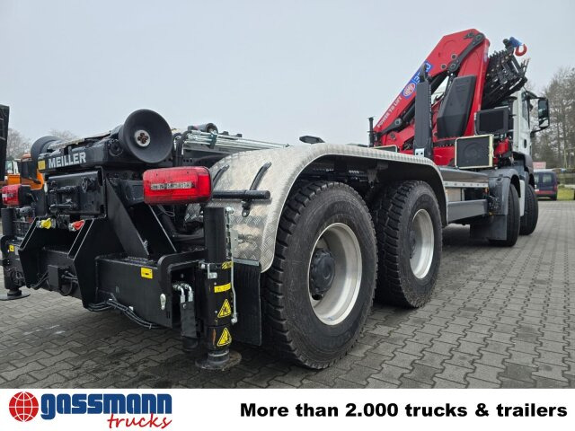 MAN TGS 35.480 8X4 BL, Intarder, Kran HMF 3220-K6, - Hook lift truck, Crane truck: picture 3 MAN TGS 35.480 8X4 BL, Intarder, Kran HMF 3220-K6, - Hook lift truck, Crane truck: picture 3