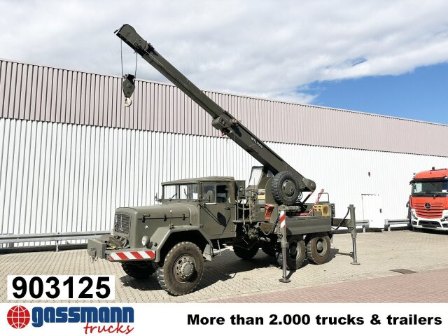 Magirus Deutz Jupiter 178D15A 6X6, Bundeswehr-Kran,Wilhag - Road sweeper: picture 1 Magirus Deutz Jupiter 178D15A 6X6, Bundeswehr-Kran,Wilhag - Road sweeper: picture 1