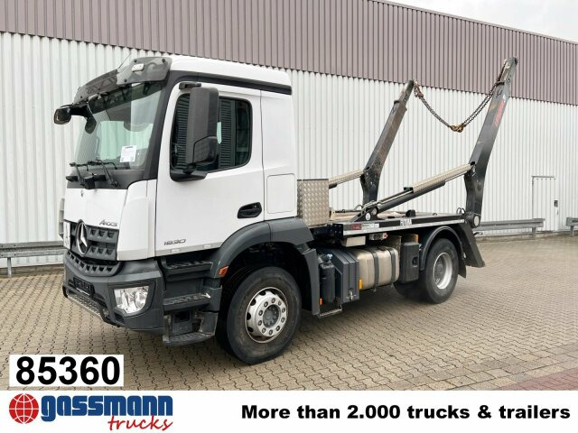Mercedes-Benz Arocs 1830 K 4x2, Funk - Skip loader truck: picture 1 Mercedes-Benz Arocs 1830 K 4x2, Funk - Skip loader truck: picture 1