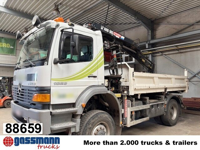 Mercedes-Benz Atego 1823AK 4x4, Kran HIAB, Bordmatik - Tipper, Crane truck: picture 1 Mercedes-Benz Atego 1823AK 4x4, Kran HIAB, Bordmatik - Tipper, Crane truck: picture 1