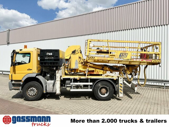 Truck mounted aerial platform Mercedes-Benz Axor 1824 K 4x2, AMV Hubsteiger + Kompressor,: picture 14