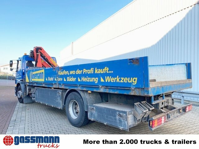 Dropside/ Flatbed truck, Crane truck Mercedes-Benz Axor 1828 L 4x2 mit Kran Palfinger PK 9501, Funk: picture 12