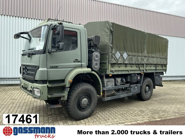 Mercedes-Benz Axor 1829 A 4x4, Ex- - Dropside/ Flatbed truck: picture 1 Mercedes-Benz Axor 1829 A 4x4, Ex- - Dropside/ Flatbed truck: picture 1