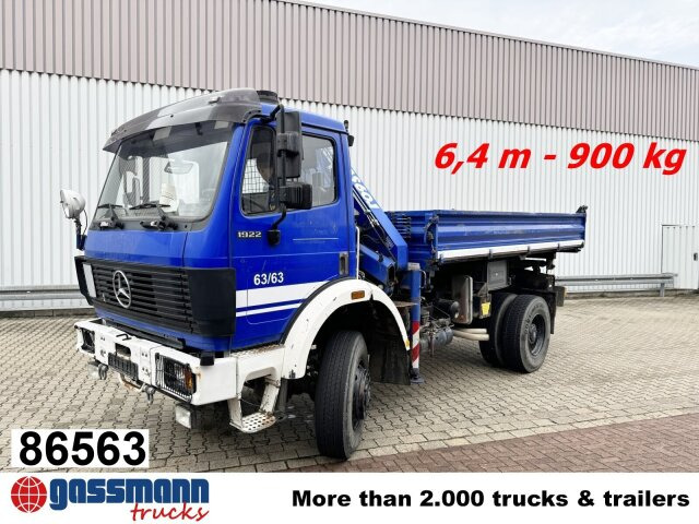Mercedes-Benz SK 1922 AK 4x4 mit Kran Atlas AK 60.1, EX-THW! - Tipper, Crane truck: picture 1 Mercedes-Benz SK 1922 AK 4x4 mit Kran Atlas AK 60.1, EX-THW! - Tipper, Crane truck: picture 1