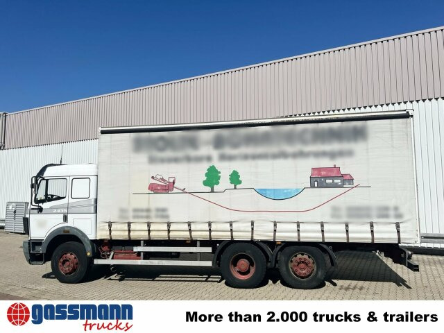 Dropside/ Flatbed truck Mercedes-Benz SK 2435 L 6x2, V8: picture 11