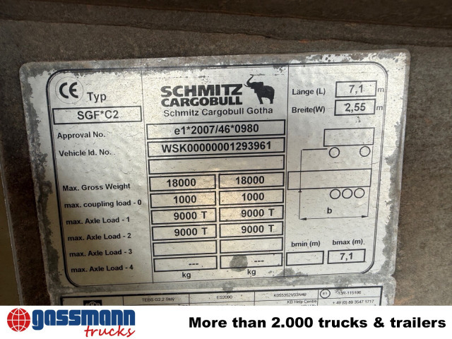 Schmitz Cargobull ZKI 18-4.9, Alu-Bordwände, ca. 10m³ - Tipper trailer: picture 3 Schmitz Cargobull ZKI 18-4.9, Alu-Bordwände, ca. 10m³ - Tipper trailer: picture 3