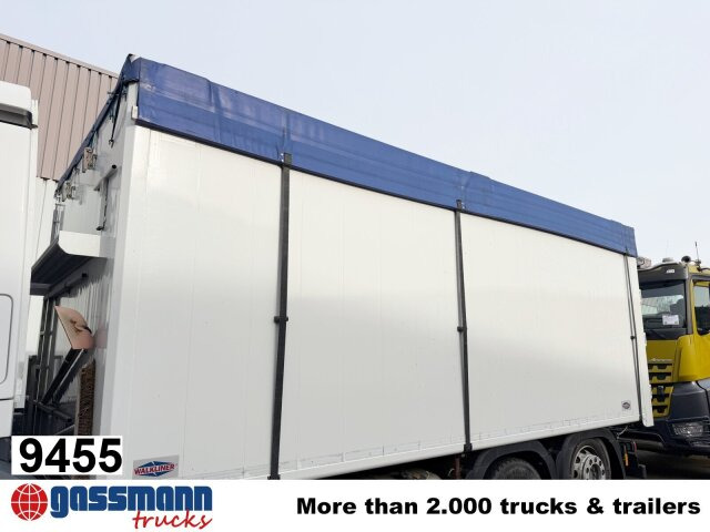 Schubbodenaufbau mit Plane ca 29m³, Funk - Box truck: picture 1 Schubbodenaufbau mit Plane ca 29m³, Funk - Box truck: picture 1