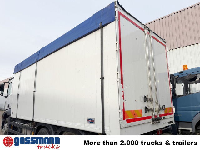 Schubbodenaufbau mit Plane ca 29m³, Funk - Box truck: picture 2 Schubbodenaufbau mit Plane ca 29m³, Funk - Box truck: picture 2