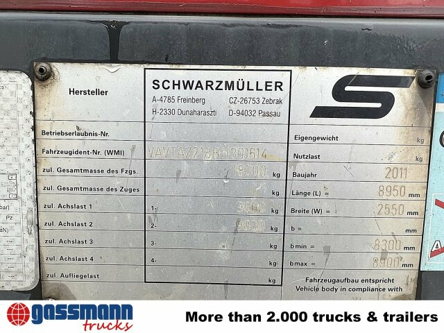 Schwarzmüller AZ 18 - Dropside/ Flatbed trailer: picture 3 Schwarzmüller AZ 18 - Dropside/ Flatbed trailer: picture 3