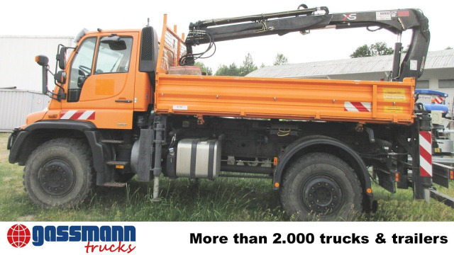 Unimog U500 4x4 405/40 mit Heckkran Hiab 077-1 HiDuo, - Van: picture 2 Unimog U500 4x4 405/40 mit Heckkran Hiab 077-1 HiDuo, - Van: picture 2