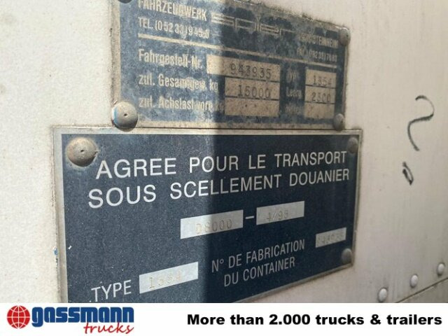 Wechselbrücke Koffer, Ex-Fahrschule - Swap body - box: picture 5 Wechselbrücke Koffer, Ex-Fahrschule - Swap body - box: picture 5