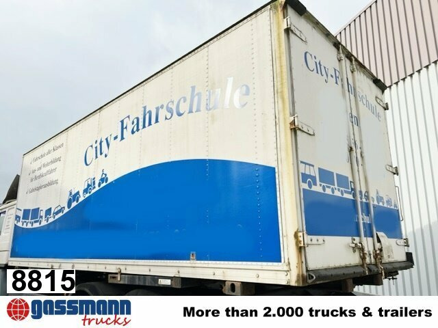 Wechselbrücke Koffer, Ex-Fahrschule - Swap body - box: picture 1 Wechselbrücke Koffer, Ex-Fahrschule - Swap body - box: picture 1