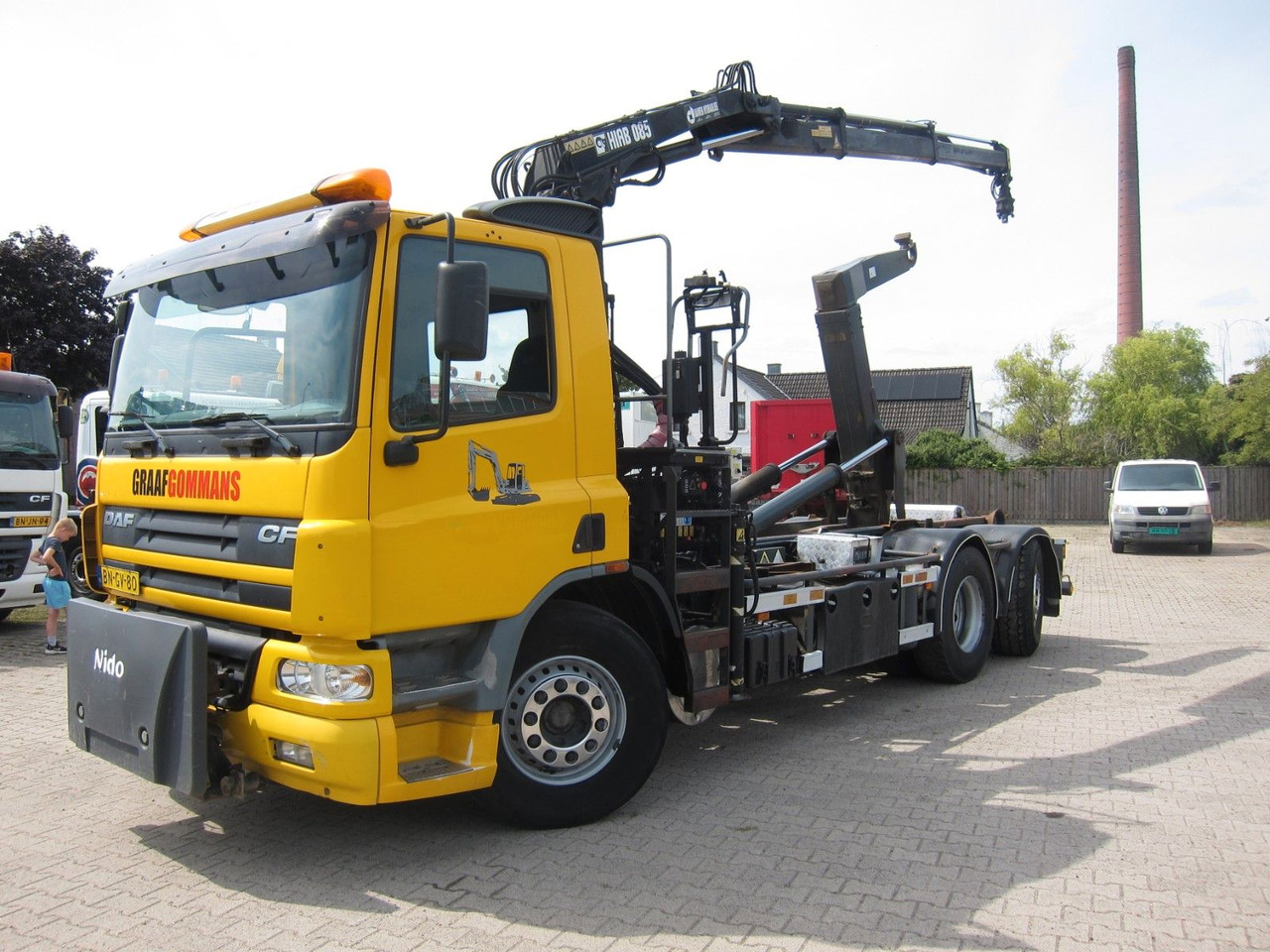 DAF CF 75 310 6X2*4 Hiab Kran Haken Manual Funk E3 - Hook lift truck, Crane truck: picture 2 DAF CF 75 310 6X2*4 Hiab Kran Haken Manual Funk E3 - Hook lift truck, Crane truck: picture 2