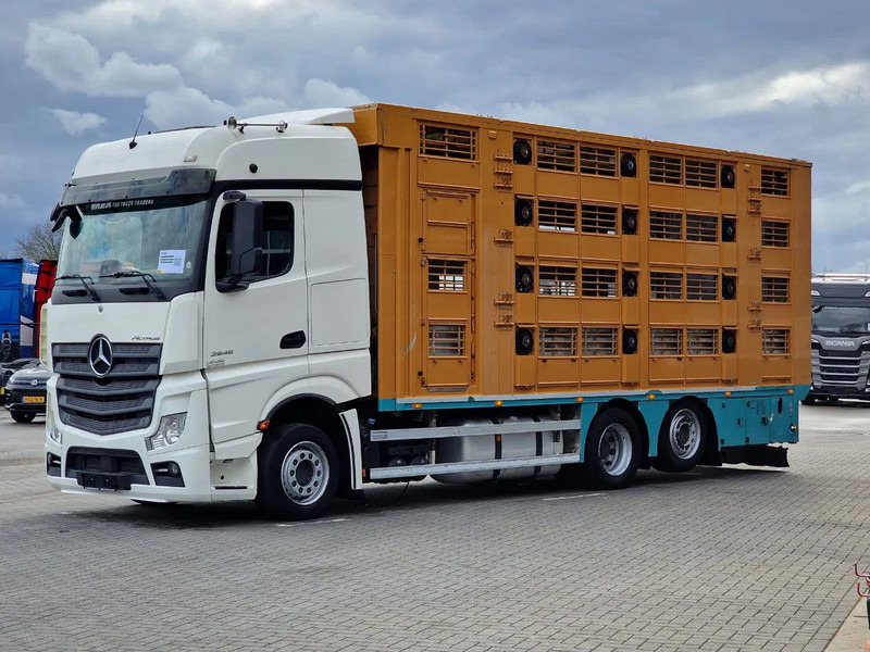 Mercedes-Benz Actros 2545 6x2 Finkl 4 stock livestock box - 65.30 M2 - Water & Ventilation - Retarder - Full air - Livestock truck: picture 3 Mercedes-Benz Actros 2545 6x2 Finkl 4 stock livestock box - 65.30 M2 - Water & Ventilation - Retarder - Full air - Livestock truck: picture 3
