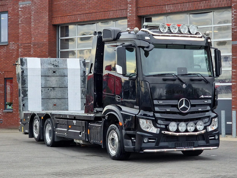 Mercedes-Benz Actros 2553 6x2 - Flabad hydraulic ramps/extension - Winch - Camera - Machine mover - Autotransporter truck: picture 2 Mercedes-Benz Actros 2553 6x2 - Flabad hydraulic ramps/extension - Winch - Camera - Machine mover - Autotransporter truck: picture 2