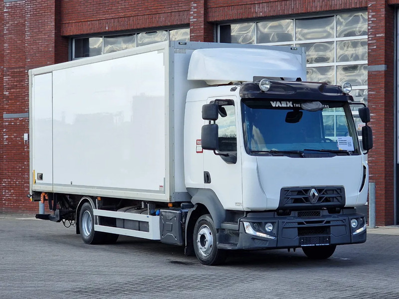 Renault D 12.250 4x2 - Box - Loadlift 1.500 KG - A/C - Euro 6 - Automatic - Camera system - Box truck: picture 1 Renault D 12.250 4x2 - Box - Loadlift 1.500 KG - A/C - Euro 6 - Automatic - Camera system - Box truck: picture 1