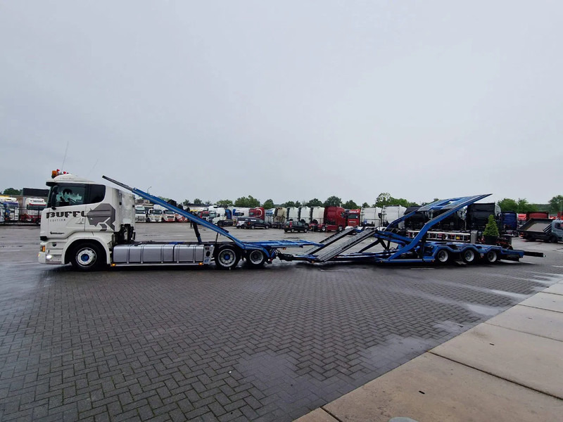 Autotransporter truck Scania R450 6x2 Trucktransporter GS Meppel + Trailer 2008 - Perfect condition - Retarder: picture 17