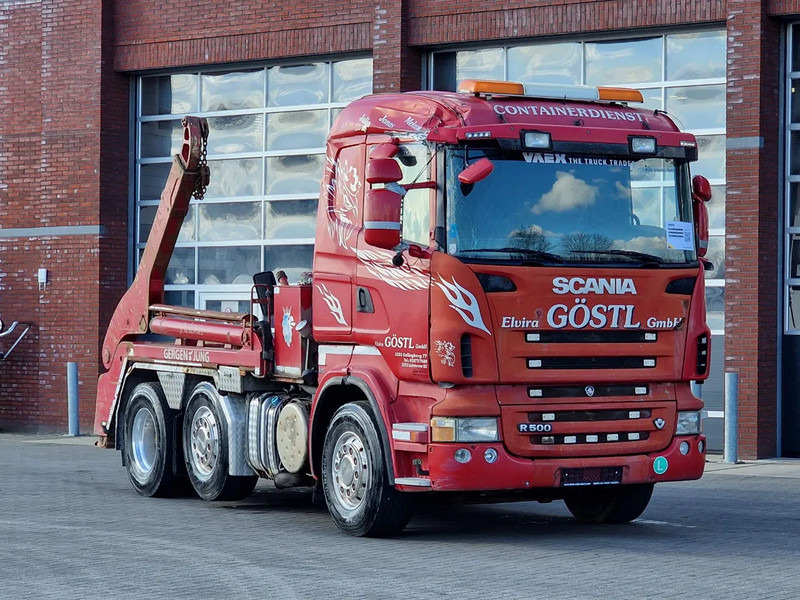 Scania R500 V8 LB6x2/4HNB E5 GERGEN TAK-VL-Adonis - Retarder - Full air - Skip loader truck: picture 2 Scania R500 V8 LB6x2/4HNB E5 GERGEN TAK-VL-Adonis - Retarder - Full air - Skip loader truck: picture 2