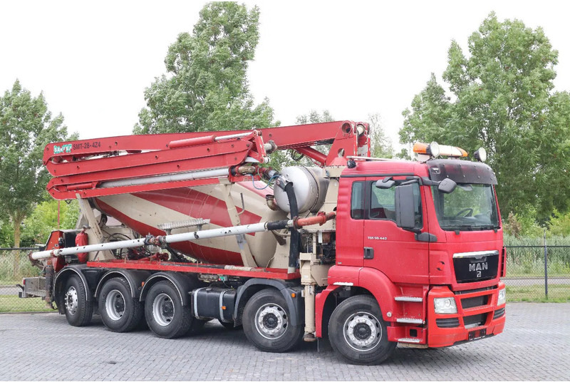 MAN TGS 50.440 | 10X4*6 | SARAKA 28 METER | 8M3 MIXER - Concrete mixer truck: picture 4 MAN TGS 50.440 | 10X4*6 | SARAKA 28 METER | 8M3 MIXER - Concrete mixer truck: picture 4
