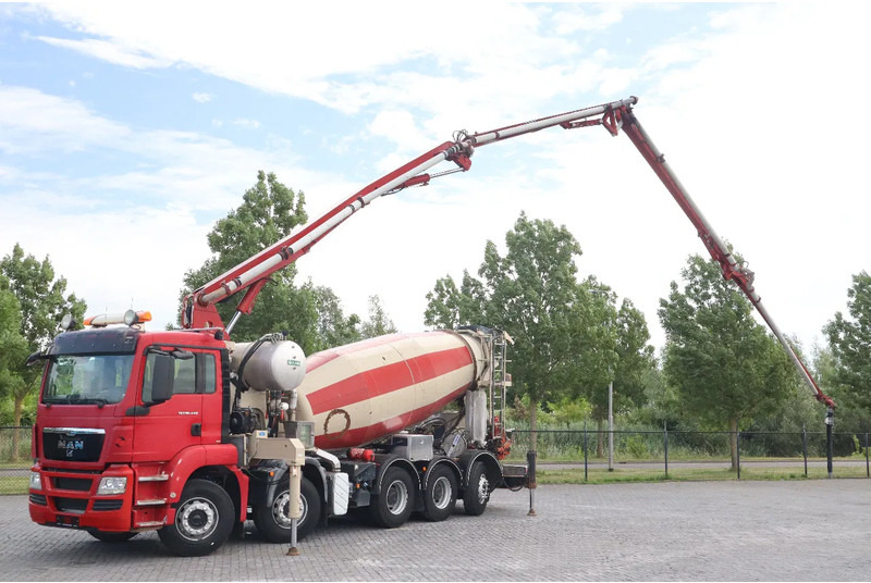 MAN TGS 50.440 | 10X4*6 | SARAKA 28 METER | 8M3 MIXER - Concrete pump truck: picture 1 MAN TGS 50.440 | 10X4*6 | SARAKA 28 METER | 8M3 MIXER - Concrete pump truck: picture 1