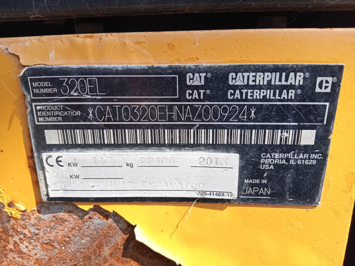 Caterpillar 320EL - Crawler excavator: picture 4 Caterpillar 320EL - Crawler excavator: picture 4