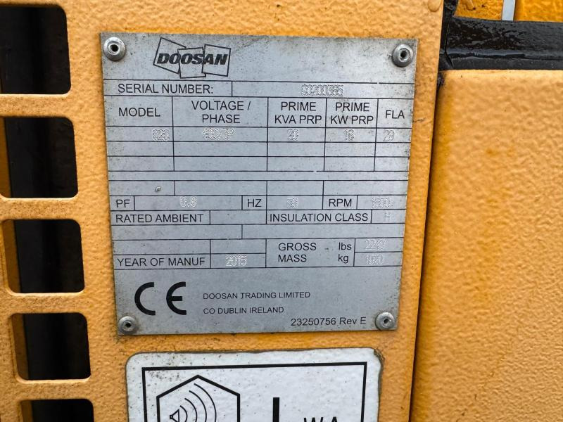 Generator set Doosan G20: picture 7 Generator set Doosan G20: picture 7