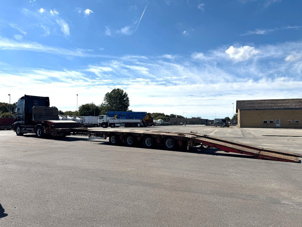 Low loader semi-trailer Kel-Berg Faymonville 4 axle Ausziehbar Tieflader: picture 12