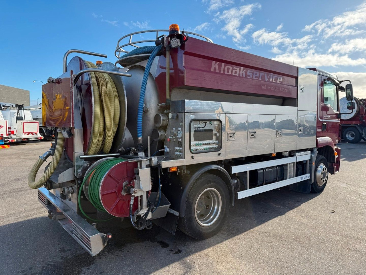 MAN TGM 14.250 VM-Tarm Stainless Steel 5600 l. Kombi - Vacuum truck: picture 3 MAN TGM 14.250 VM-Tarm Stainless Steel 5600 l. Kombi - Vacuum truck: picture 3
