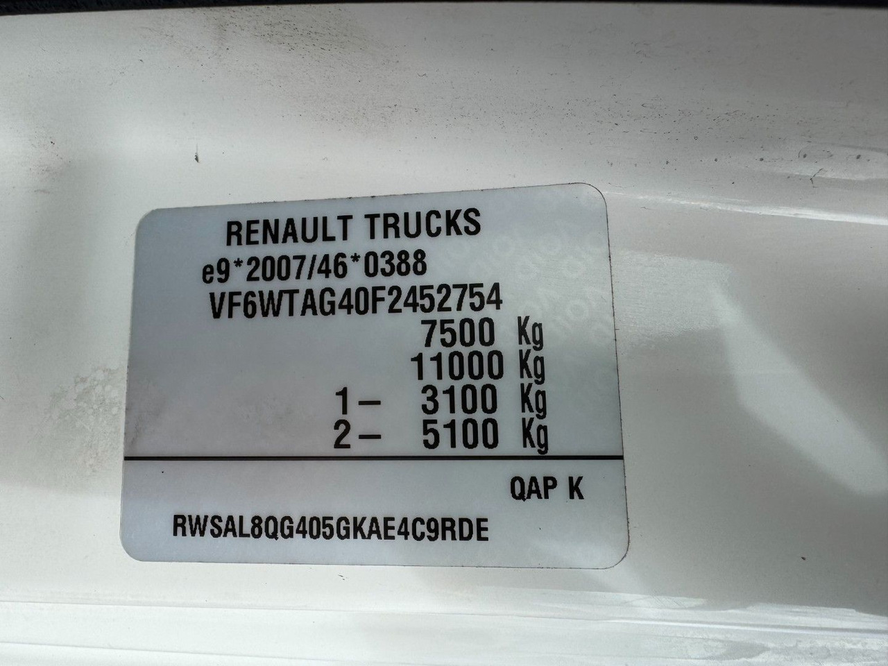 Garbage truck Renault D7.5 180 4x2 Semat/Techno Azimut 8 m3 Garbage: picture 10