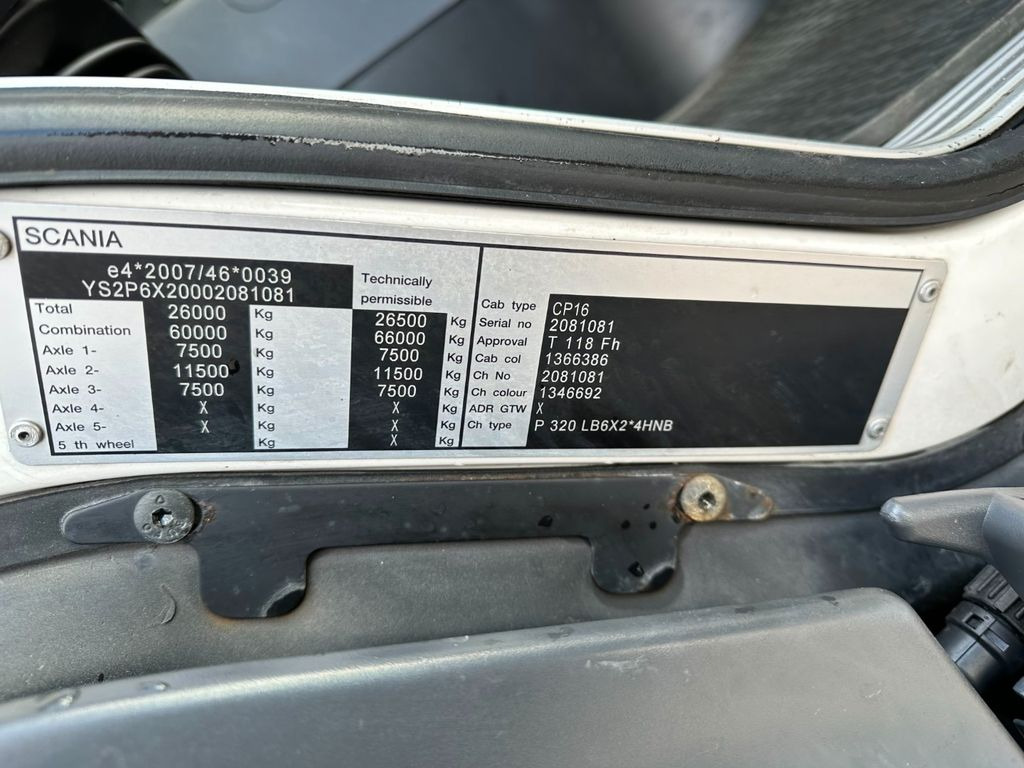 Garbage truck Scania P320 6x2*4 JOAB Anaconda MD 22,1 m3 / Müllwagen Scania P320 6x2*4 JOAB Anaconda MD 22,1 m3 / Müllwagen: picture 11