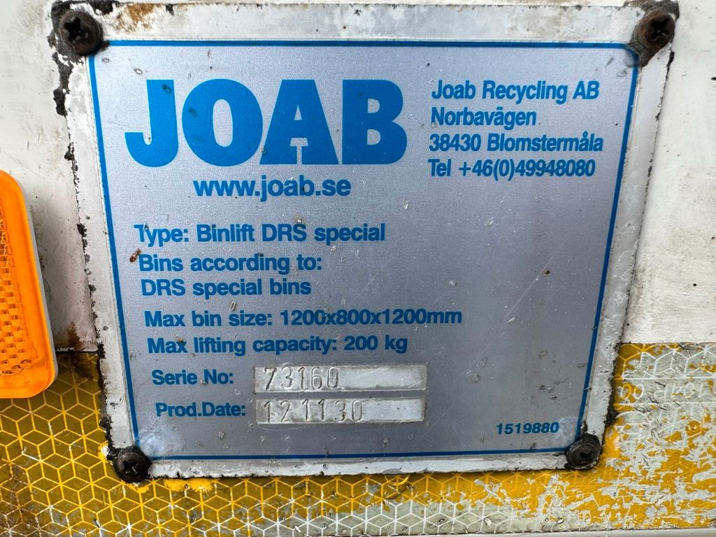 Garbage truck Scania P320 6x2*4 JOAB Anaconda MD 22,1 m3 / Müllwagen Scania P320 6x2*4 JOAB Anaconda MD 22,1 m3 / Müllwagen: picture 17